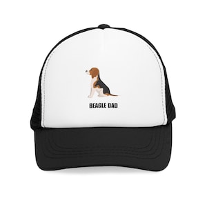 Beagle Dad Mesh Cap - Perfektes Geschenk für Hundeliebhaber, Haustierväter, Outdoor-Abenteuer, Freizeitkleidung, Vatertagsgeschenk