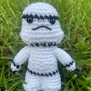 Amigurumi Storm Trooper| Cute Plushie Gift| Star Wars Doll| Handmade Storm Trooper Plush Doll