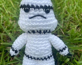 Handmade Crochet Stormtrooper Plushie | Star Wars Amigurumi Doll