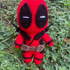 Deadpool Amigurumi| Deadool Crochet Doll| Superhero Crochet Collectable