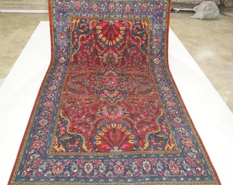 7x12 Bakhtiari Area Rug - Vintage Persian Style Hand Made Traditional Low Pile Wool Rug - Antique Rug - Boho Rug - Gallery Size Rug