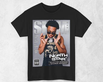 Scottie Barnes Shirt, Toronto Raptors NBA SLAM Cover T-Shirt, Unisex Sports Tee, Vintage Retro Basketball Streetwear, Gift For Men, Guys