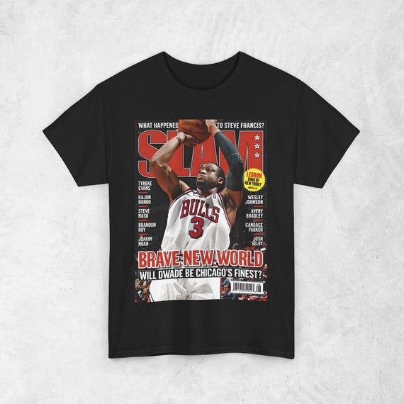 Dwyane Wade d wade Shirt Chicago Bulls NBA SLAM Cover T shirt Unisex Sports Tee Vintage Retro Basketball Streetwear Gift for Men Dad Etsy Canada