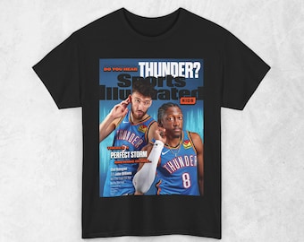 Chet Holmgren, Jalen Williams JDub Shirt, Oklahoma City Thunder OKC NBA SI Cover T-Shirt, Unisex Sports Tee, Vintage Basketball Streetwear