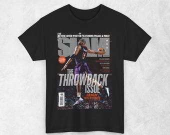 Vince Carter Shirt, Toronto Raptors NBA SLAM Cover T-Shirt, Unisex Sports Tee, Vintage Retro Basketball Streetwear, Gift For Men, Dad, Guys