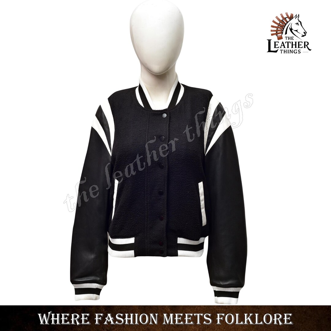 Letterman Varsity Custom Letterman Ladies Bomber Jacket, Handmade Wool ...
