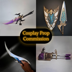 Cosplay prop commission order 3d Printed