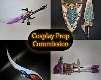 Cosplay prop commission order 3d Printed