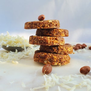 Coconut-Peanut Energy Coins