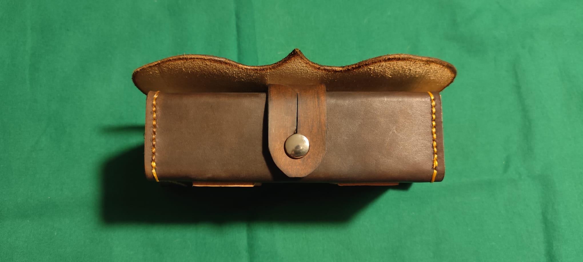 Tourbon-Sac de ceinture à outils en cuir marron réglable pour jardinier