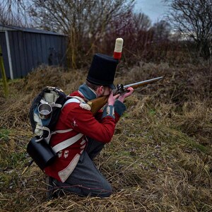 Cartuchera británica - Modelo 1808 - Guerras Napoleónicas - Hecha a mano imagen 6