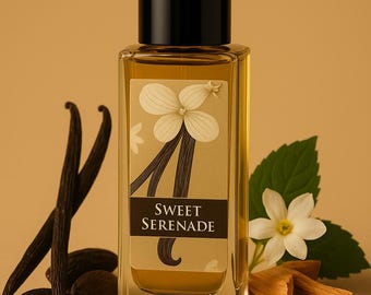 Essential Oil Perfume: Sweet Serenade | Natural Vanilla & Jasmine Fragrance