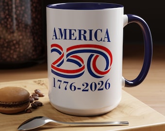 America 250 Logo Coffee Mug | 1776-2026 Anniversary Mug