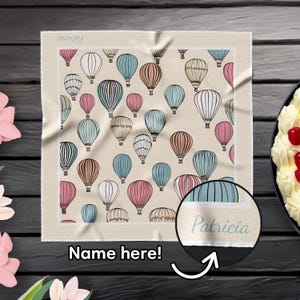 Twilly Scarf in Pink Hot Air Balloon- Designer-Inspired s-l400.jpg main image 4