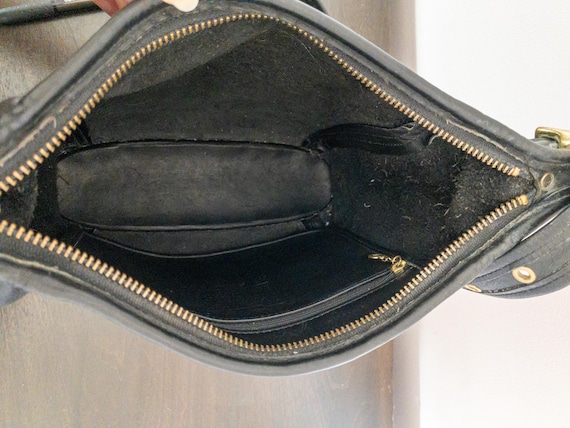 Vintage 90s Coach 9816 Legacy Slim Duffle Bag | Black Leather