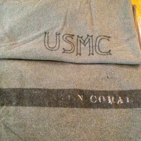 ヴィンテージ　ブランケット　United States Marine Corps ヴィンテージ ブランケット United States Marine Corps