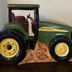 John Deere Tractor Cookie Jar Officially Licensed by Gibson