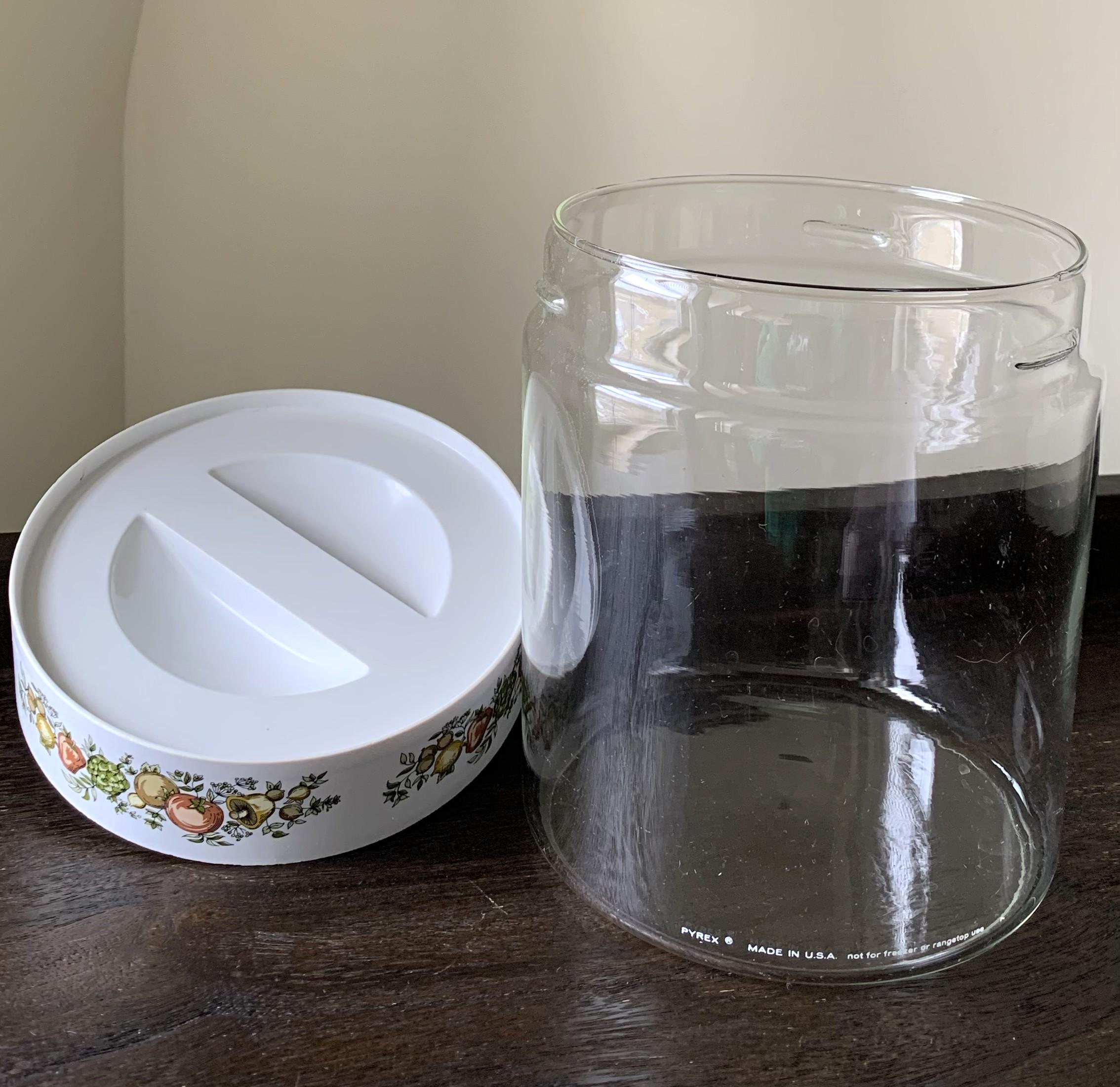 Vintage Pyrex Canister Spice of Life Storage Container Kitchen Storage ...