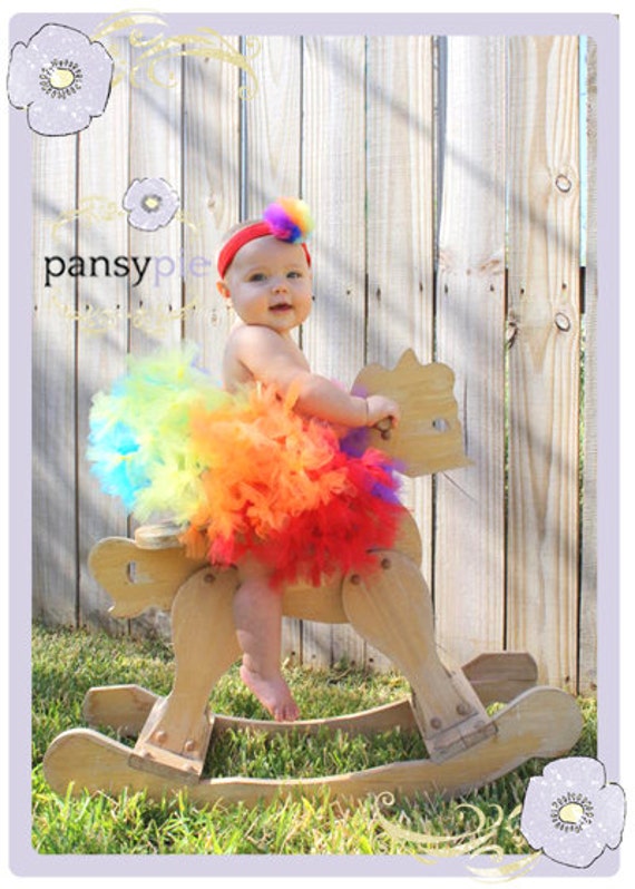 baby rainbow tutu