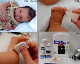 Painting Tutorial Instructions Reborning AA African American Reborn Doll Painting How-To