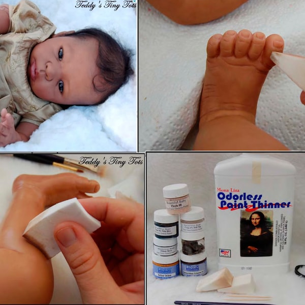 Painting Tutorial Instructions Reborning AA African American Reborn Doll Painting How-To