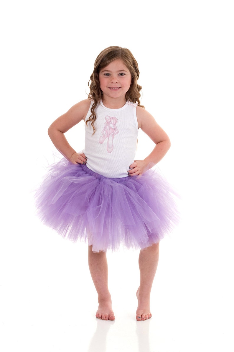 Purple Tulle Skirt Set. Purple Tutu Outfit for Toddlers 2T 3T Etsy