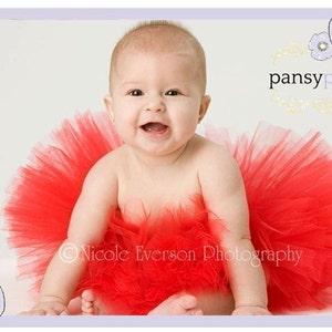 red infant tutu