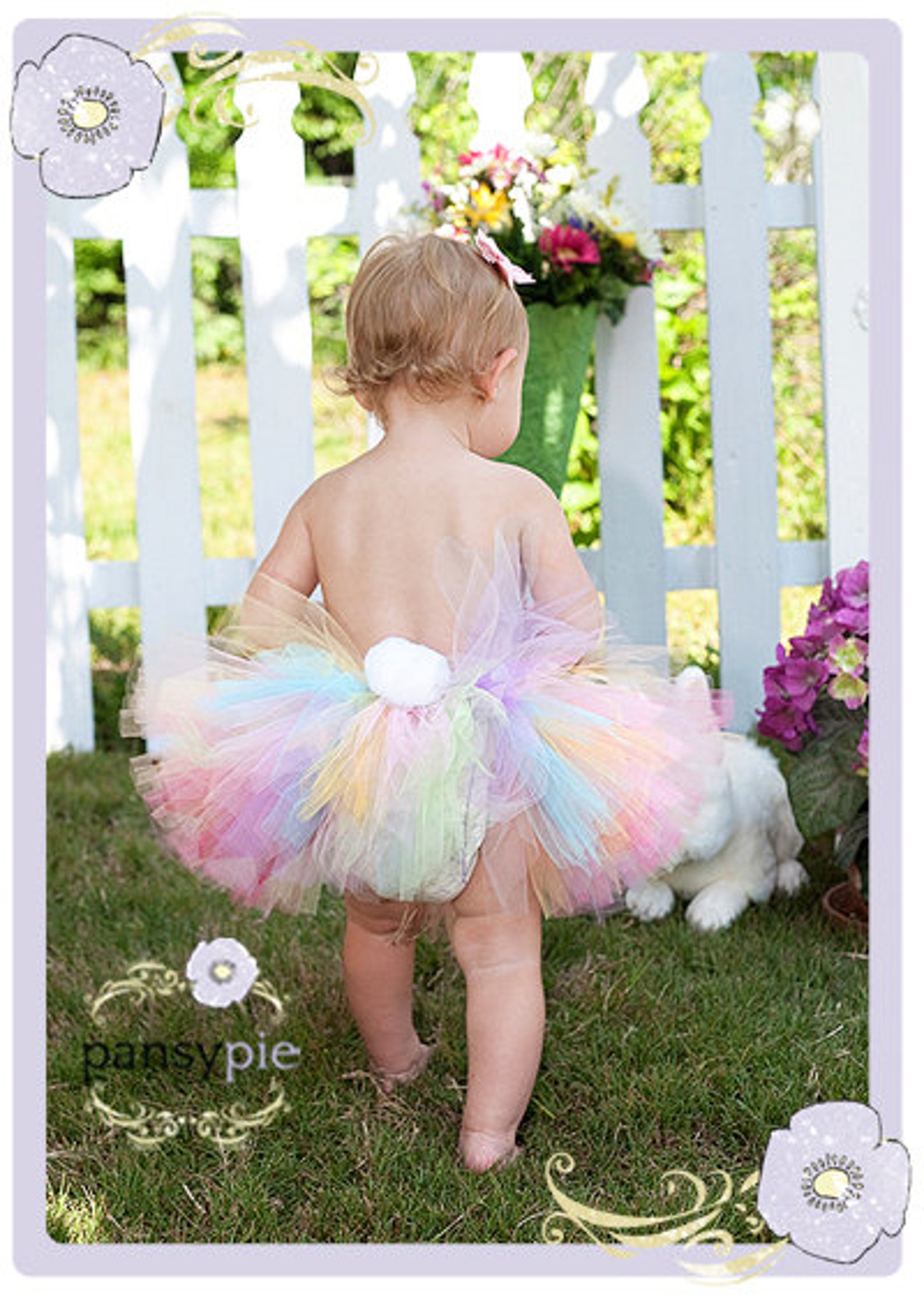 Easter Bunny Tutu Dress. Bunny Tail Tutu Toddler. Easter Skirt Etsy