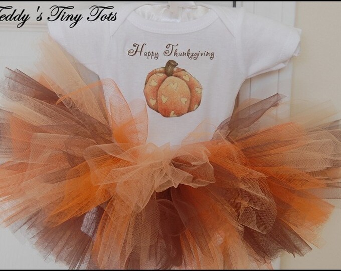 Preemie Thanksgiving Outfit
 Fall Thanksgiving Tutu Outfit for Newborn Baby Preemie Reborn Doll 0