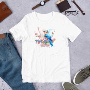 Birds t shirt, boho t-shirt, Unisex t-shirt, t-shirt for man, t-shirt for woman, summer wear, summer clothes, t-shirt,/ AstraStyles design