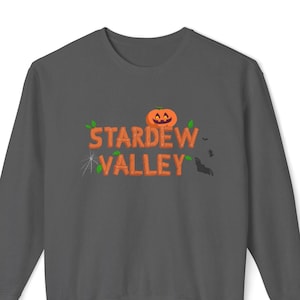 Stardew Valley Halloween Spirits Eve Sweatshirt, Unisex Pullover Top, Gamer Gift, Fall Harvest Festival Jumper, Cozy Video Game Apparel