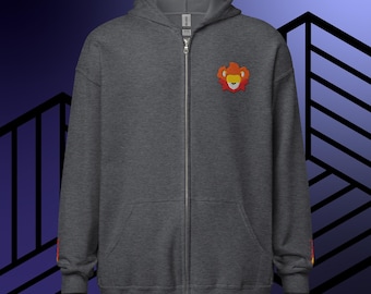 Rivals of Aether 2 Zetterburn Unisex Hoodie mit Reißverschluss