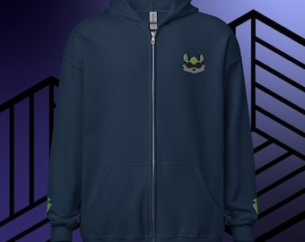 Rivals of Aether 2 Maypul Unisex Hoodie mit Reißverschluss für eine schwere Mischung