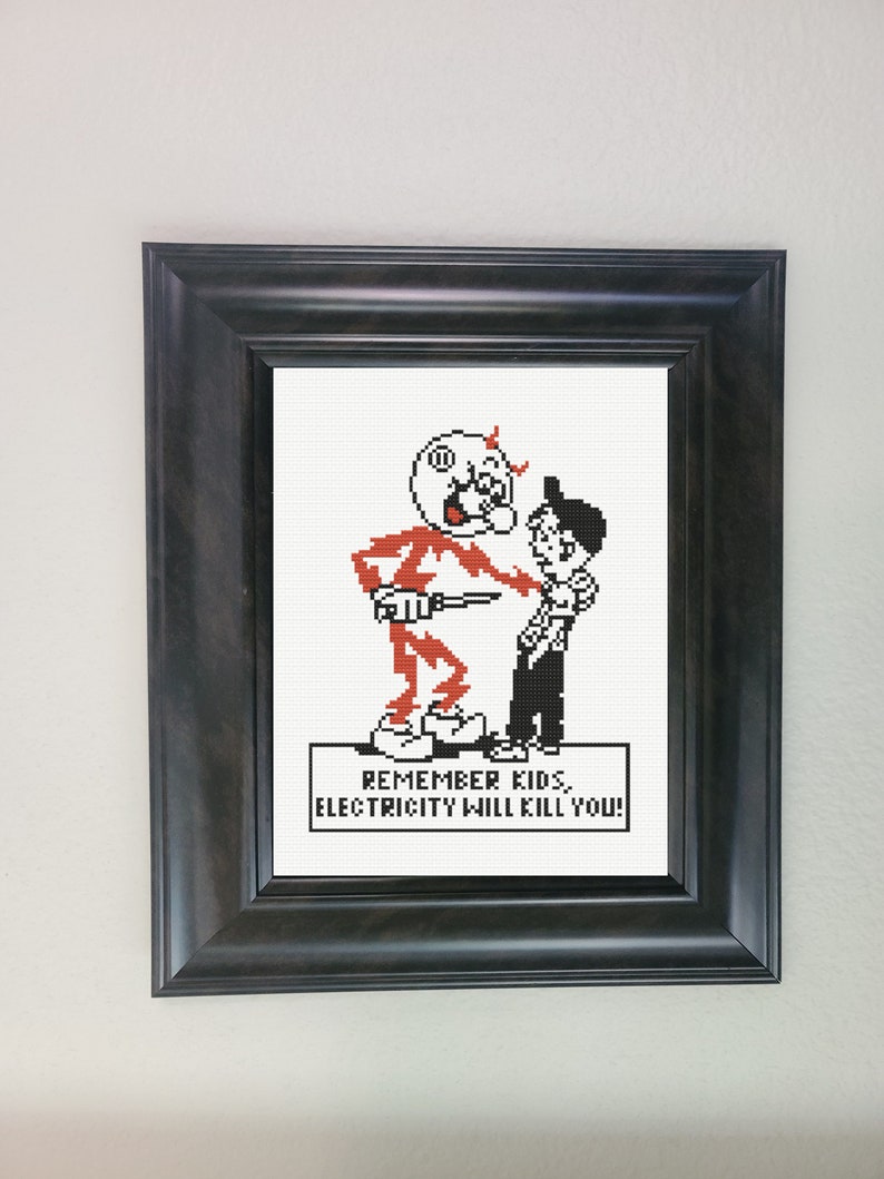 Reddy Kilowatt - Remember Kids, Electricity Will Kill You - Cross ...