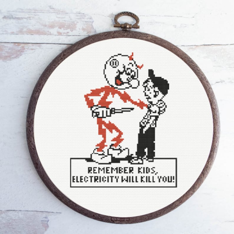 Reddy Kilowatt - Remember Kids, Electricity Will Kill You - Cross ...