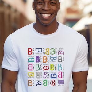 Inspirational T-shirt,  Aspiration T-shirt,  Colorful pattern T-shirt, Mindfulness T-shirt