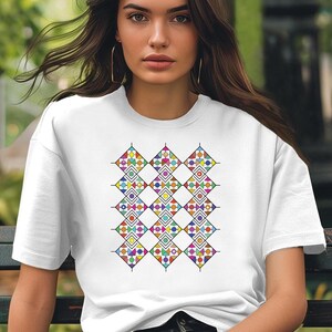 トップス DND4DES Diamond Star Contrast T-Shirt 1_b776fc43-e0cb-4d76-888b-