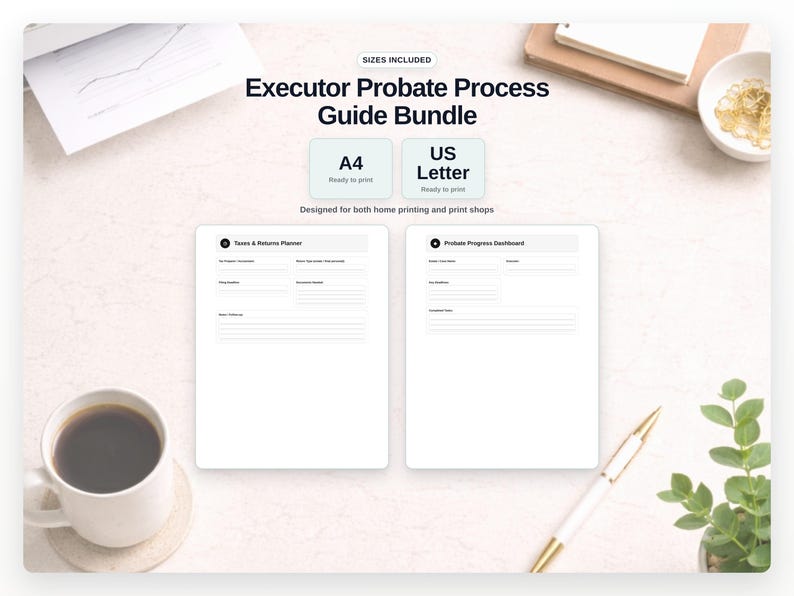 Executor Probate Process Guide Binder – Estate Management Toolkit, Checklist, Timeline & Asset Tracker image 5