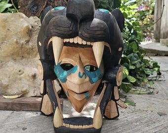 Jaguar Warrior Elite Soldiers Underworld Wisdom Protector Mayan Culture Pre-Hispanic Wood Carvings