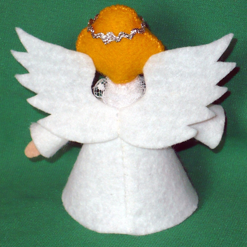 4 Inch Felt Angel Tree Topper for Small Christmas Trees Etsy