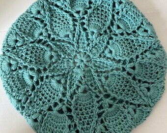 Crochet Slouchy Hat – Handmade Cotton Beanie – Cozy Hat