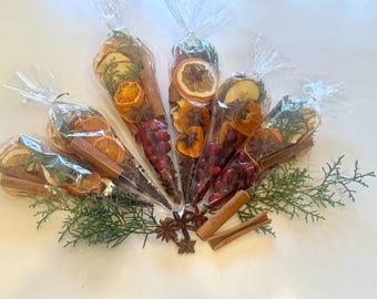 Holiday Simmer Stovetop Potpourri Mix cones