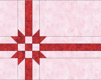 PDF tutorial and pattern: Gift box placemat with bow