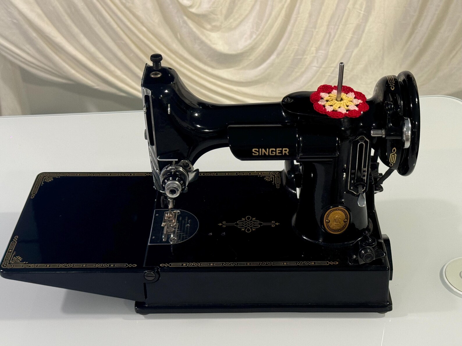 Singer Featherweight Spool Flower, Spool Bed, Spool Holder, Spool Rest ...