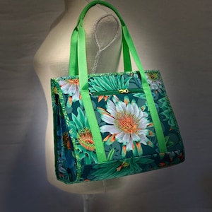 Ultimative tragen alle Tasche für Nähen, Quilten, Perlen und andere Handarbeiten, 18 Taschen, Rollwagen Ärmel, bügeln Pad auf einer Umschlagseite