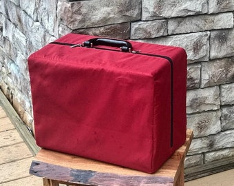 Protective cover/ duster/ raincoat waterproof for Singer Featherweight 221 sewing machine case, PDF tutorial