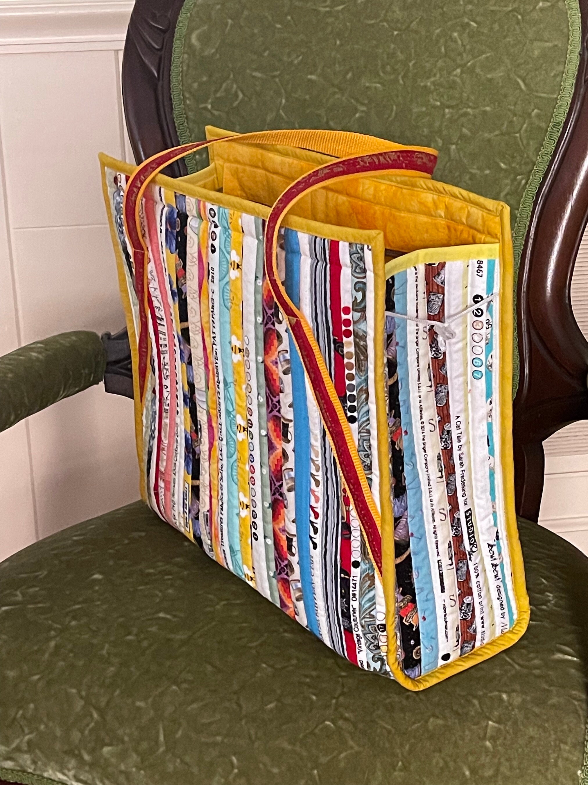 PDF File, King Size Selvages Handbag, Pdf Tutorial - Etsy