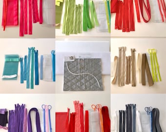 Supply kit to make Ultimate carry all designer bag by QuiltessaNatalie, variety of colors