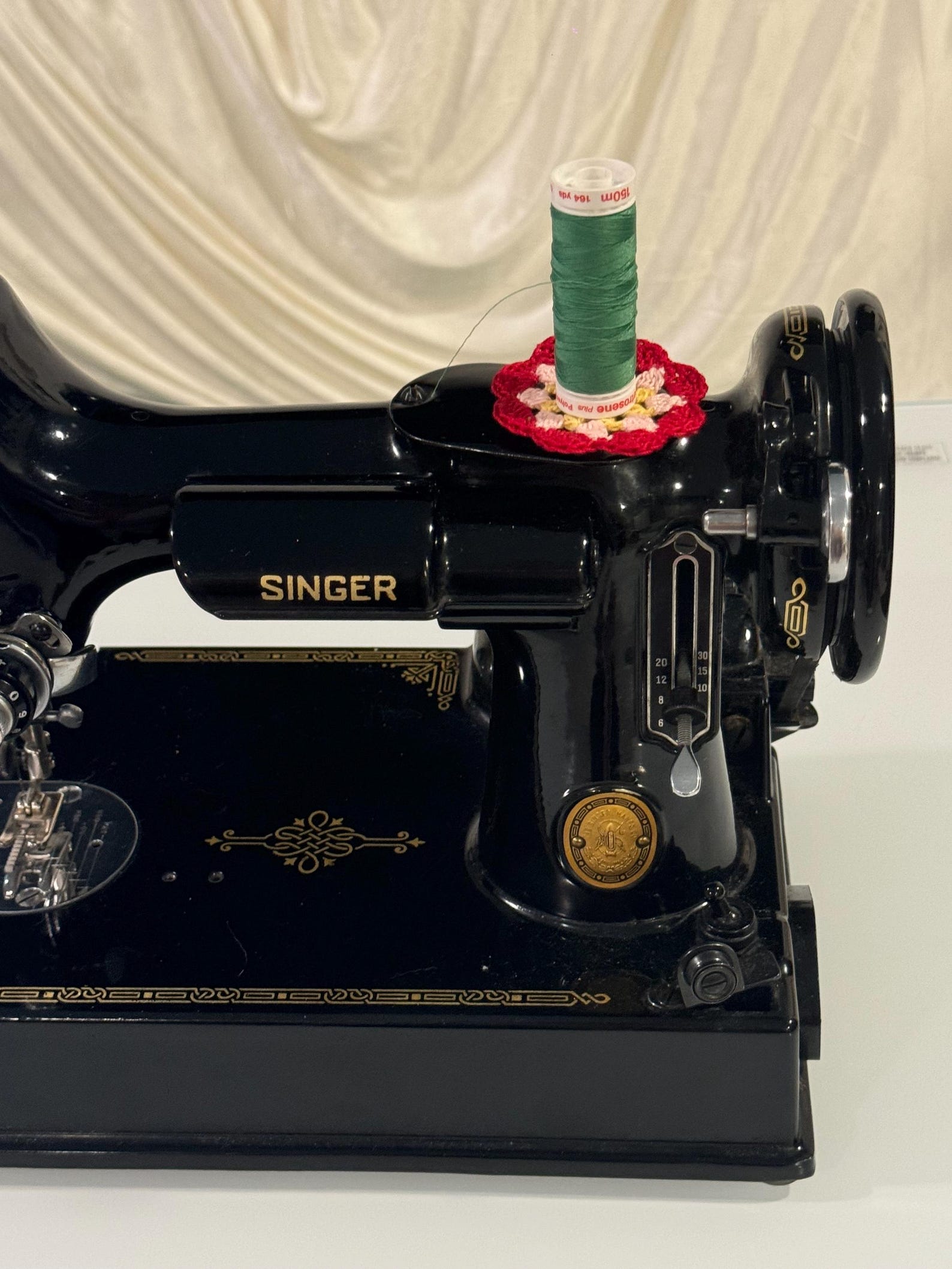 Singer Featherweight Spool Flower, Spool Bed, Spool Holder, Spool Rest ...