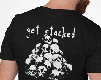 Get Stacked: camiseta militar de manga corta unisex